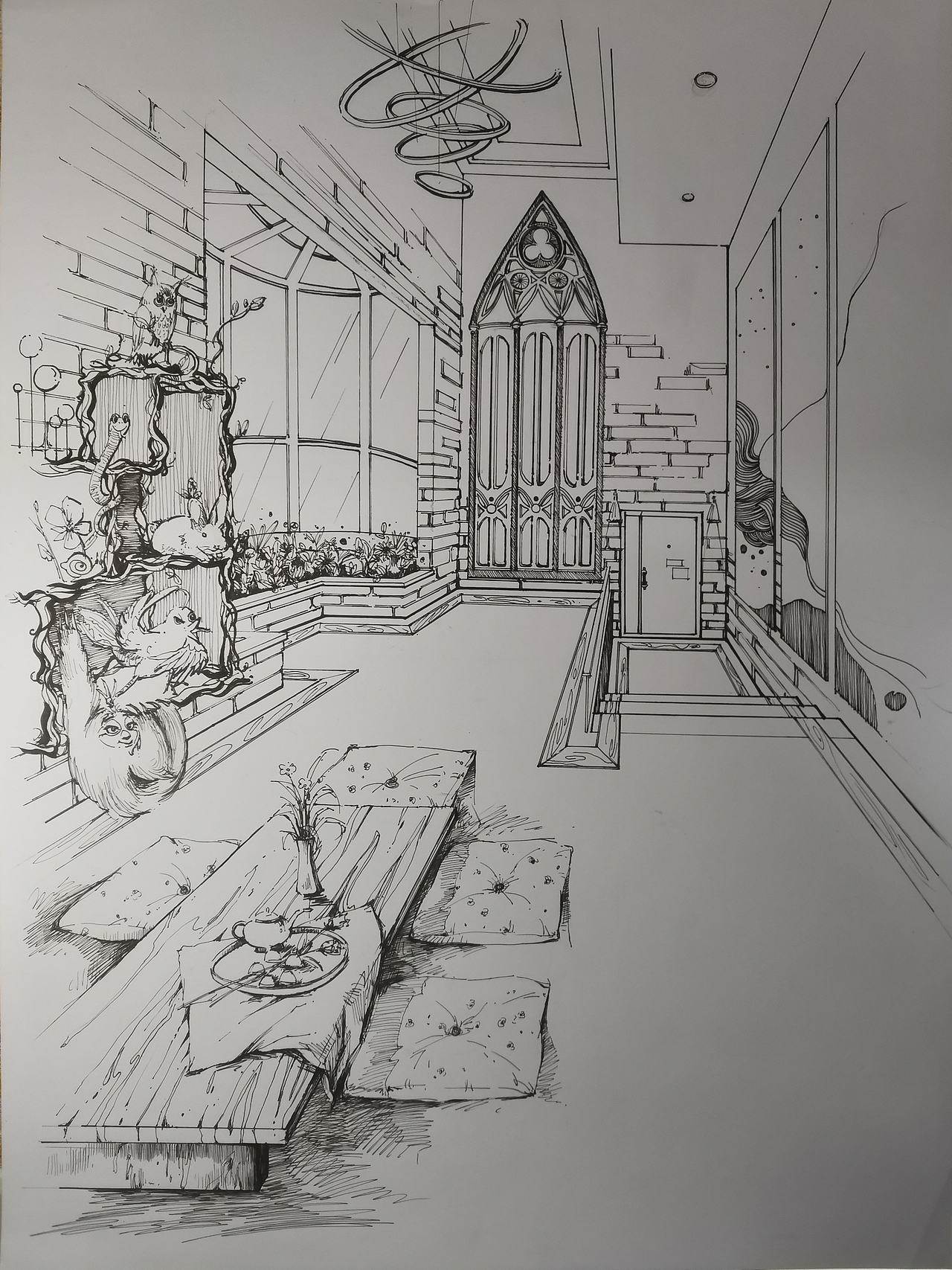 室内设计|空间|家装设计|画了一个九日_原创作品-站酷(zcool)