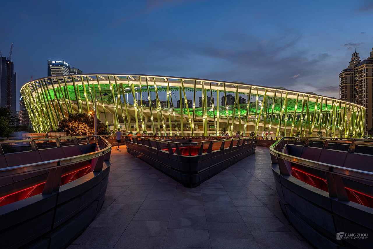 塘栖枇杷产业博览馆标签深圳宝安体育场建筑摄影夜景城市创作时间2