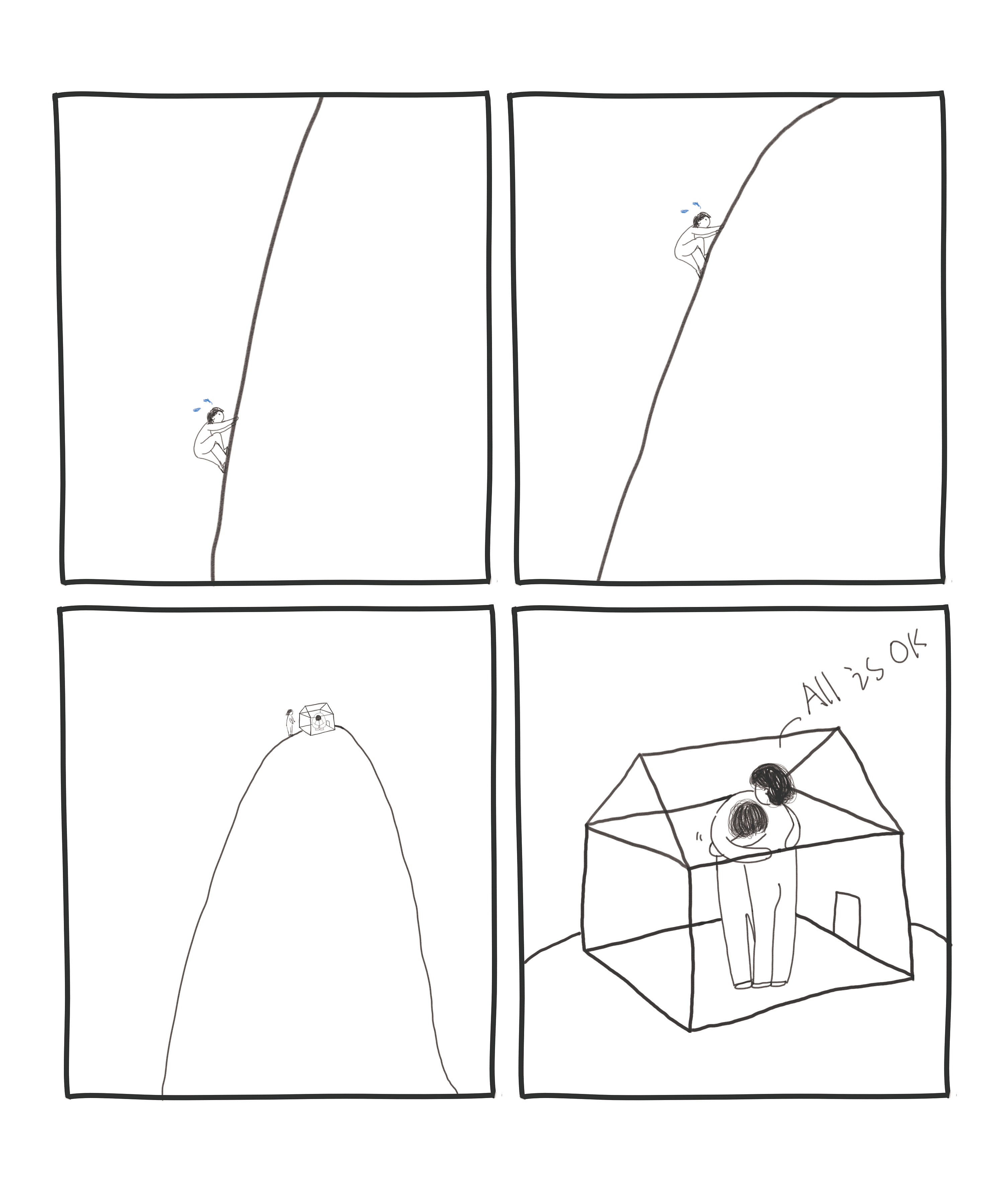 又丧又治愈的四格小漫画 |动漫|短篇/格漫|陈不白 - 原创作品 - 站酷