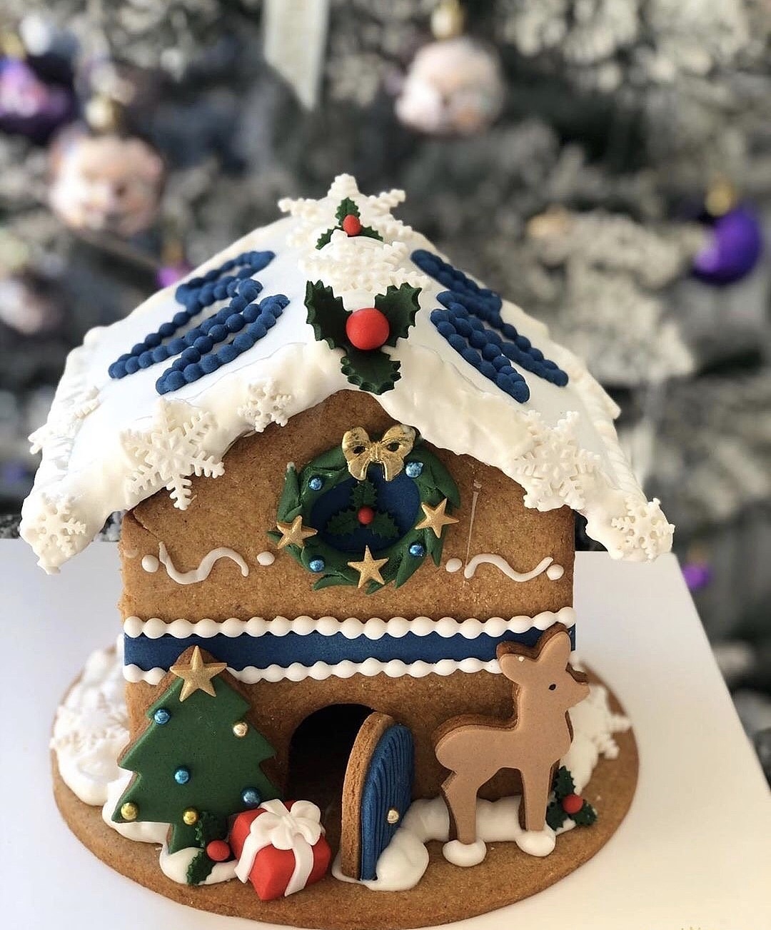 糖玩意儿 圣诞节手工制作的小房子饼干|手工艺|其他手工艺|糖玩意儿 - 原创作品 - 站酷 (ZCOOL)