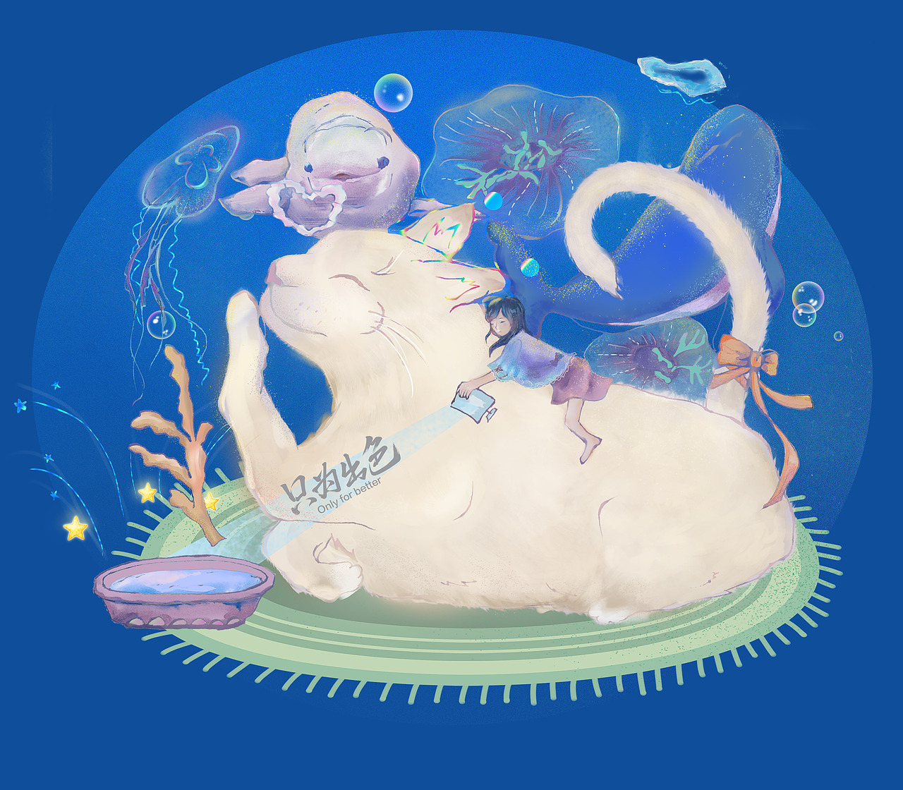 猫咪的幻想——晚安系列（图ZMTIwMTYwODY0） - 图案 - 站酷设计师SHANXIAHUIMOU原创素材 - 站酷ZCOOL