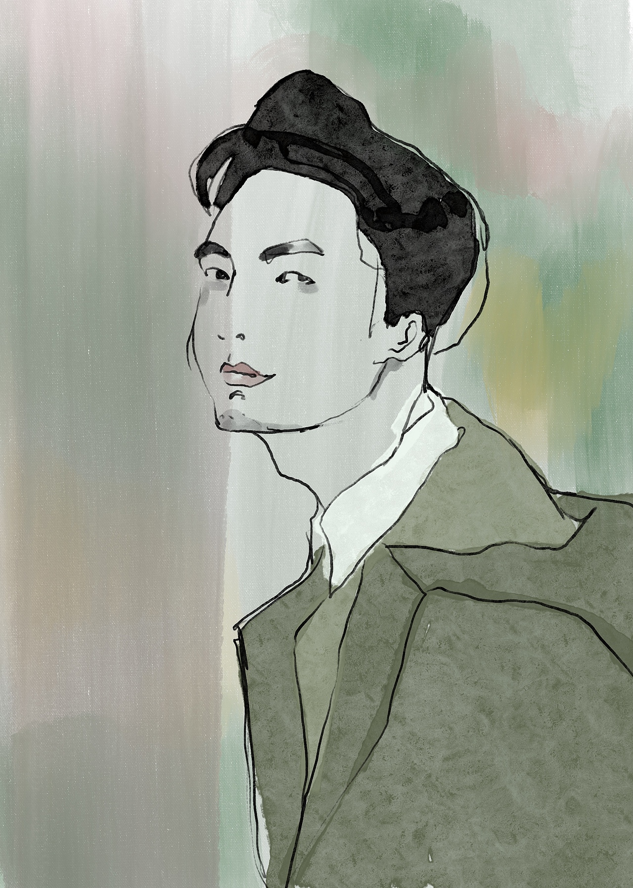 人像插画练习