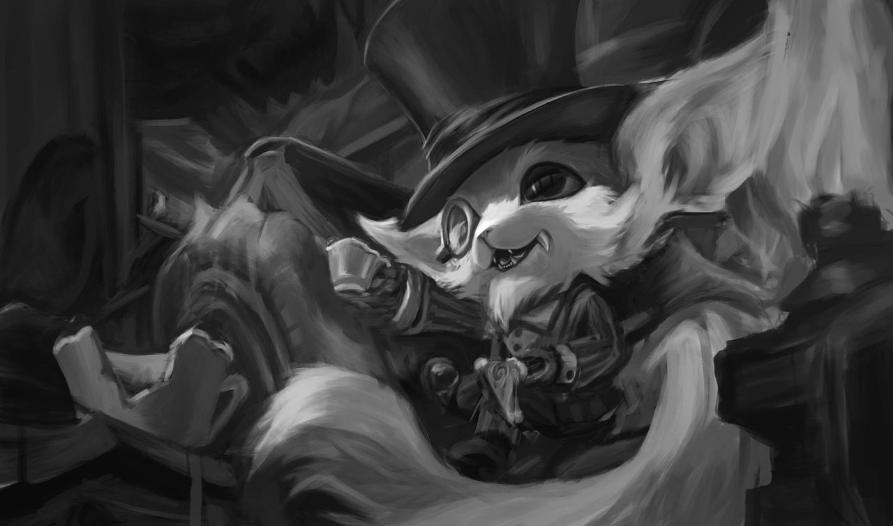 lol绅士纳尔临摹