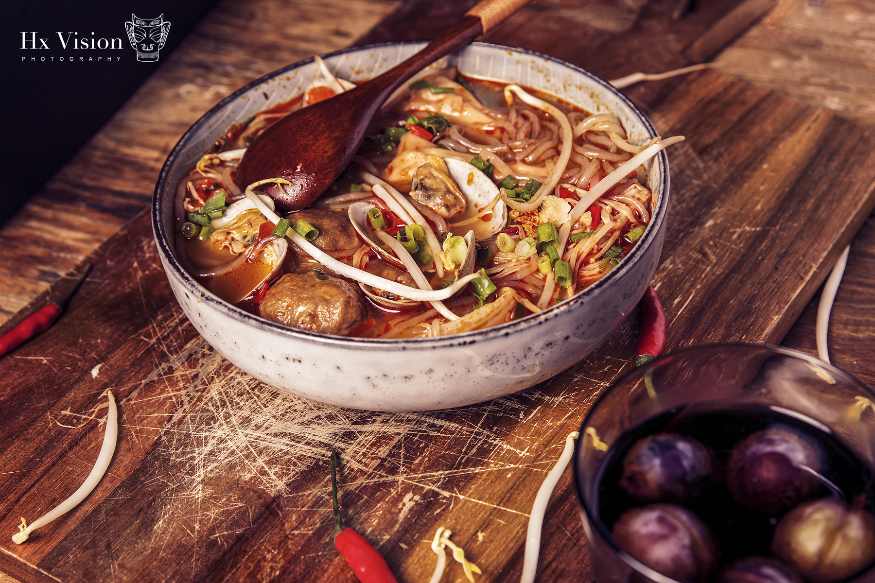 《酸辣花甲粉》