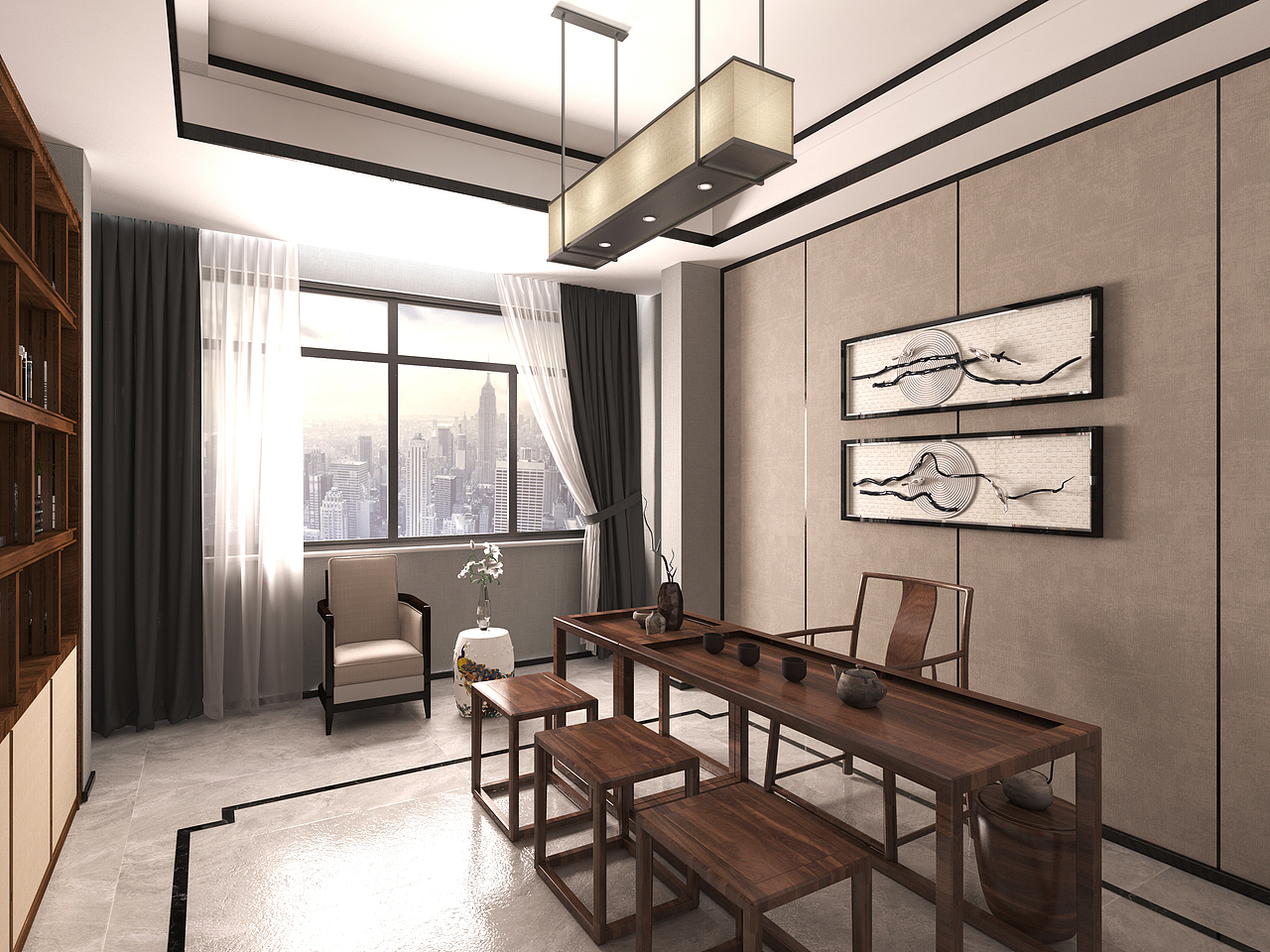 高科府邸新中式家装