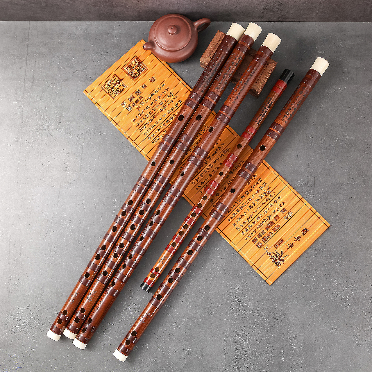 中國竹笛-低音大笛子-大A調七孔-紫竹材質 演奏入門 初學 表演笛 | 蝦皮購物