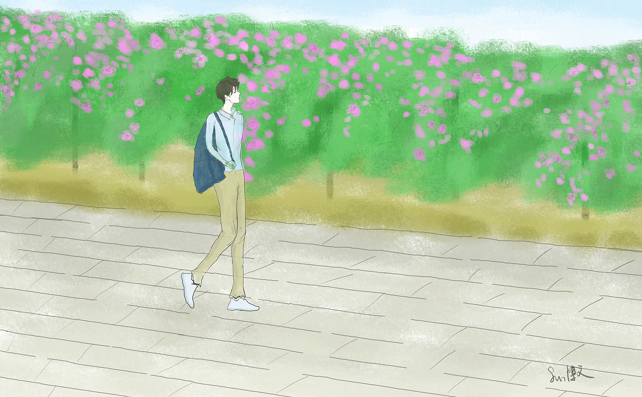 《四月蔷薇花开》和风温煦,初夏的气味伴着路边蔷薇的芳香,拥簇的花团,如此的清新明朗,生活中随处可以感受的美好。