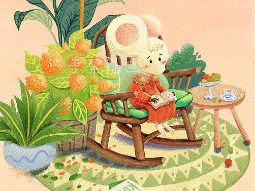 儿童插画小场景‖小老鼠布布