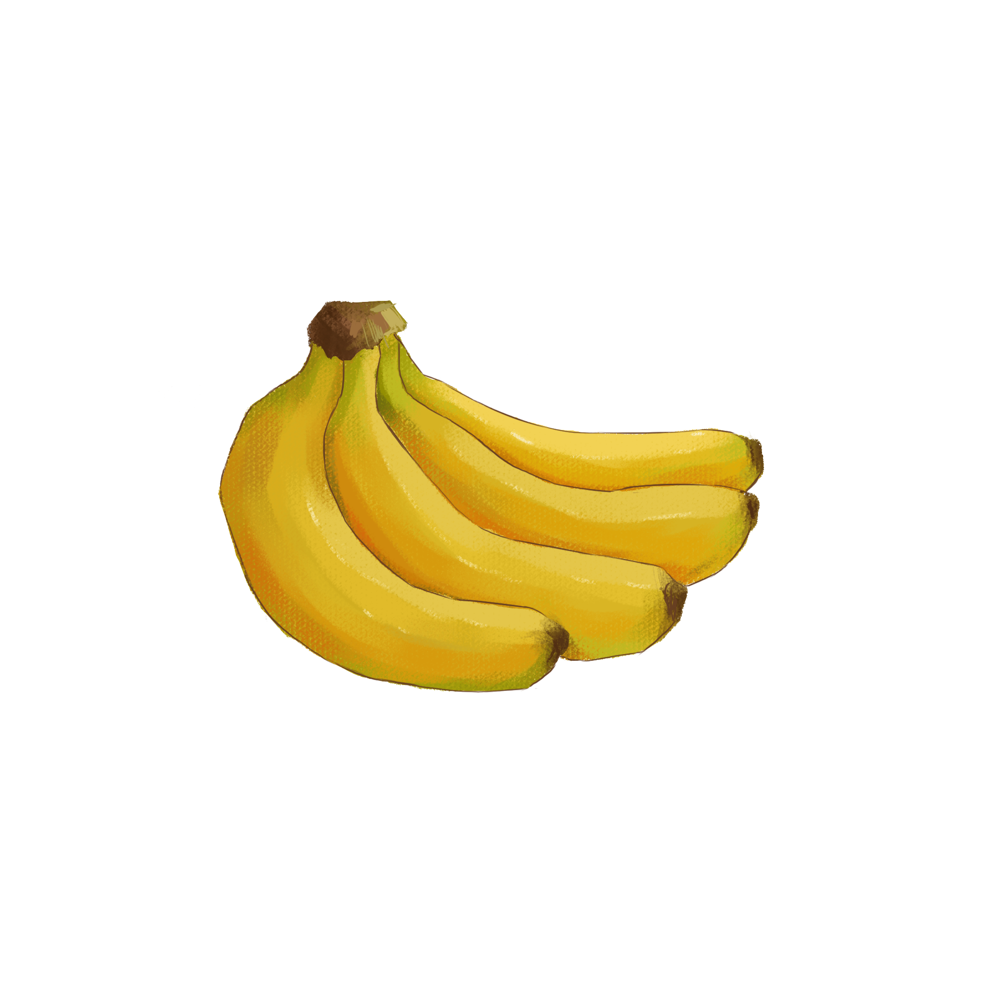 手绘香蕉图片-正图网