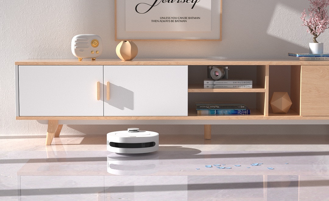 扫地机器人建模渲染