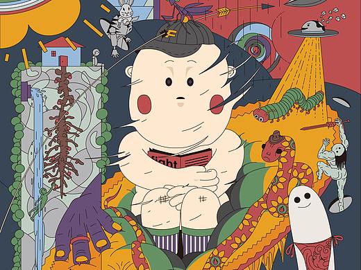 《1701》专辑个人插画习作