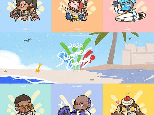 2020夏季运动会Q版头像
