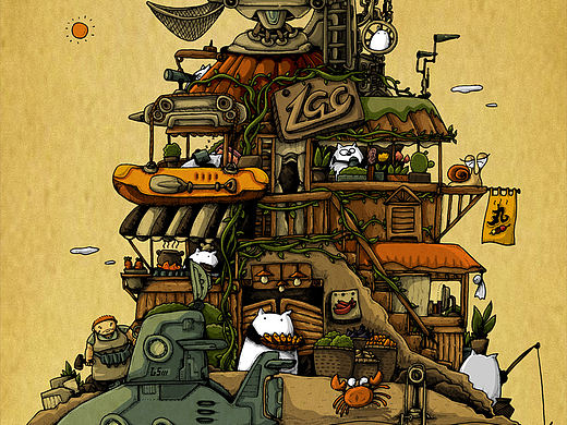 送给大个儿的Molly猫（个人主页-ZMzQzMzc2OA==） - 创作习作 - 站酷设计师仙豆的豆原创素材 - 站酷ZCOOL