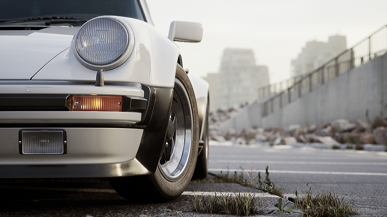 1975年保时捷911 Turbo - 虚幻引擎光线追踪 | 谌嘉诚（图ZMjQ5NTc2OTk2） - 机械/交通 - 站酷设计师谌嘉诚原创素材 - 站酷ZCOOL