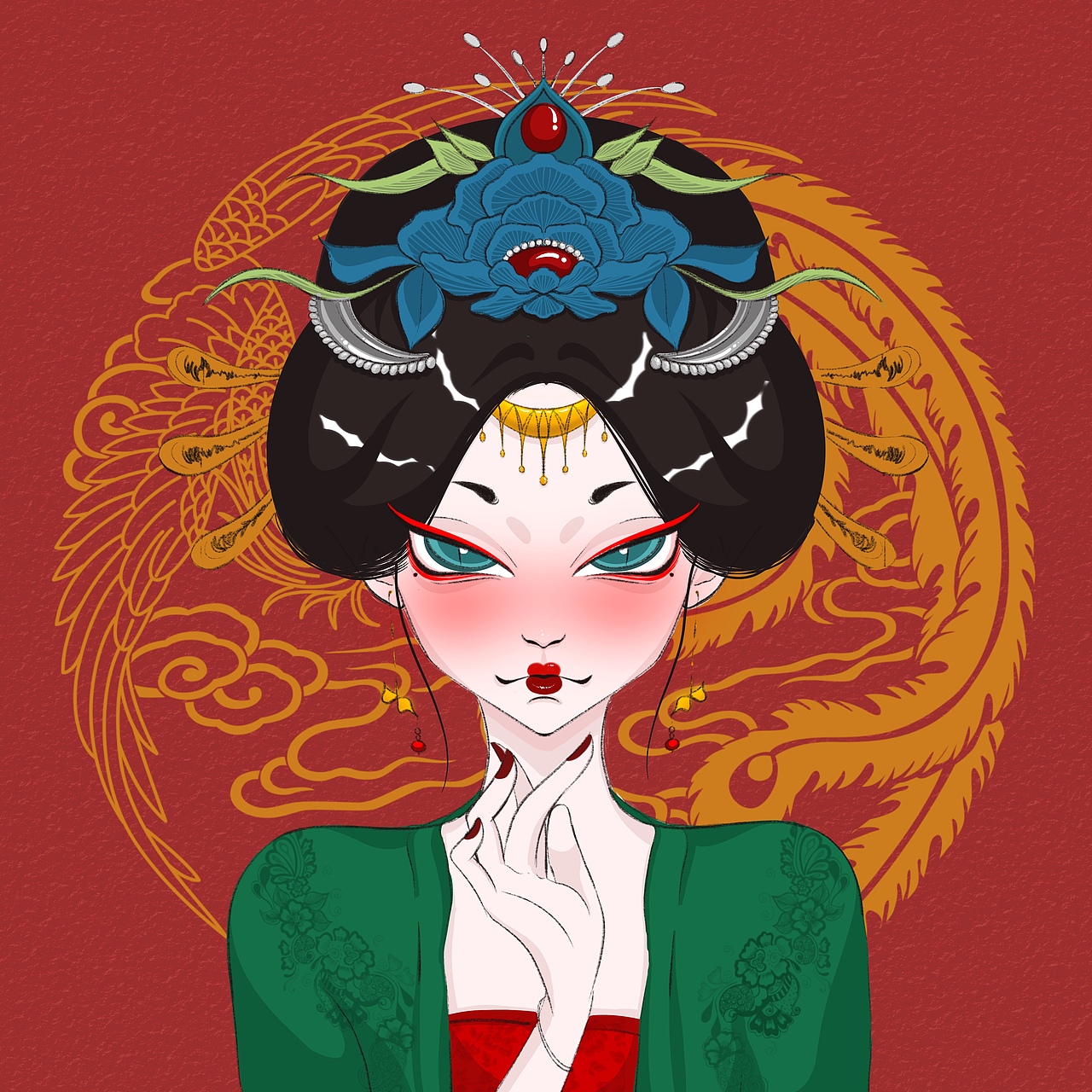 你看我是助人的妖还是害人的佛（图ZMzA3OTMyNjQ4） - 创作习作 - 站酷设计师九月青梅原创素材 - 站酷ZCOOL