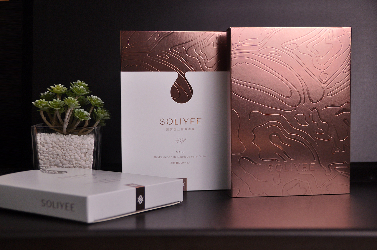 点一案例 | SOLIYEE燕窝蚕丝面膜包装设计(图ZMTg1MjUwNzM2) - 包装 - 站酷设计师点一品牌设计原创素材 - 站酷ZCOOL