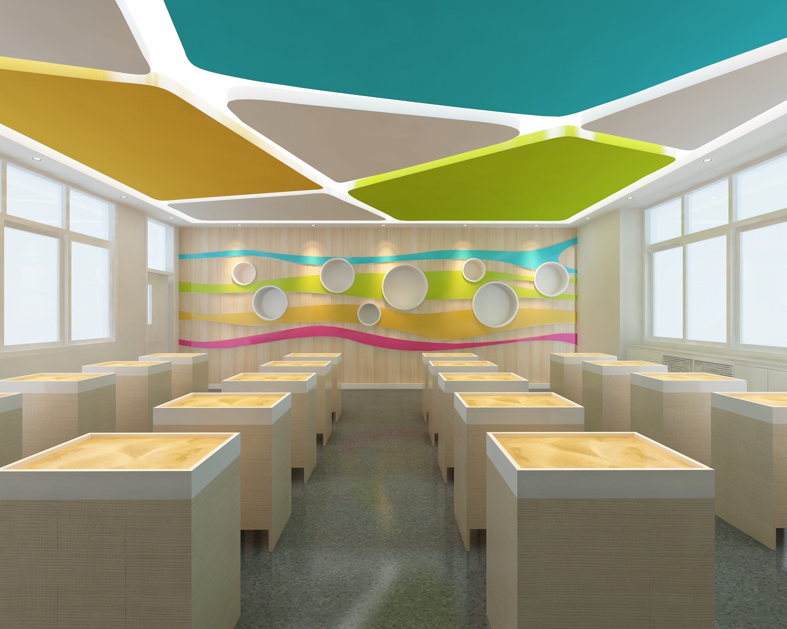 沙画教室 创客教室