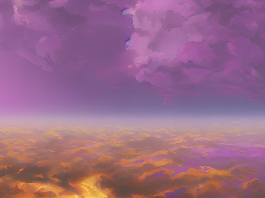 #AI创作实验室#紫色天空