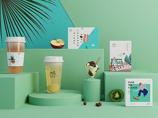 【一度茶】品牌设计。除了爱，什么都不添加。