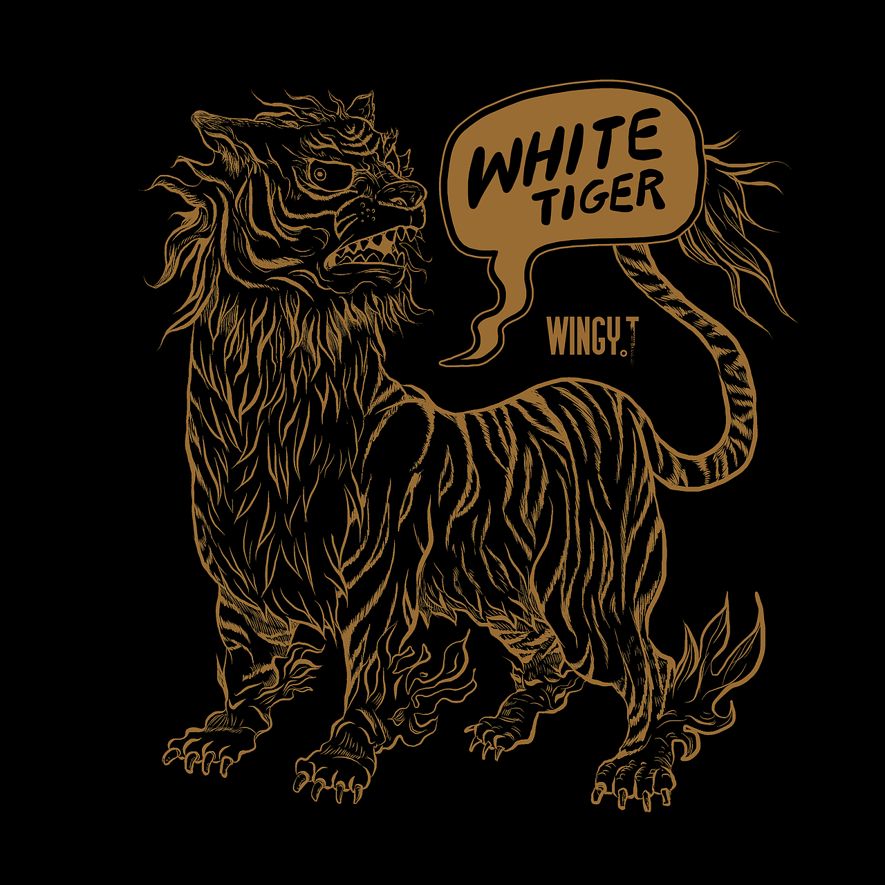 白虎WHITE TIGER（圖ZMTUxMjI0MDk2） - 商業(yè)插畫 - 站酷設(shè)計(jì)師磨太太的W原創(chuàng)素材 - 站酷ZCOOL