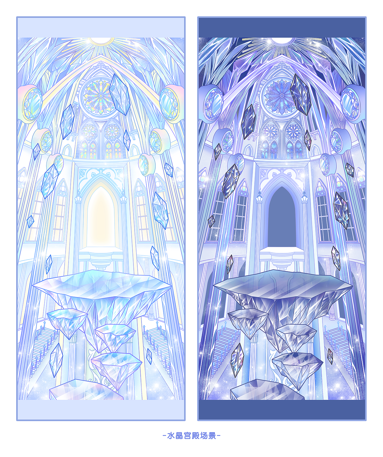 换装游戏「装扮少女」人物&场景素材设计