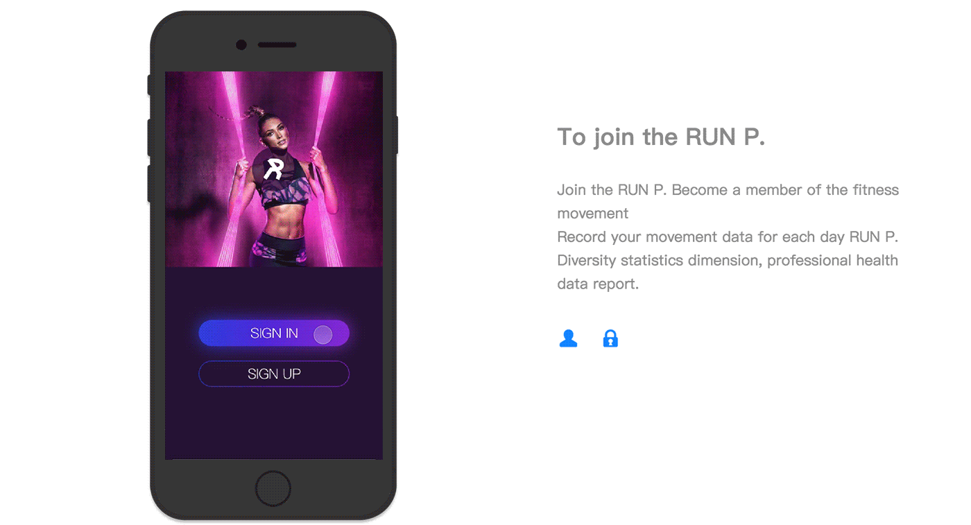 RUN P.-运动应用程序设计（图ZOTM4MTQ1OTY=） - APP界面 - 站酷设计师黑皮橘子_原创素材 - 站酷ZCOOL