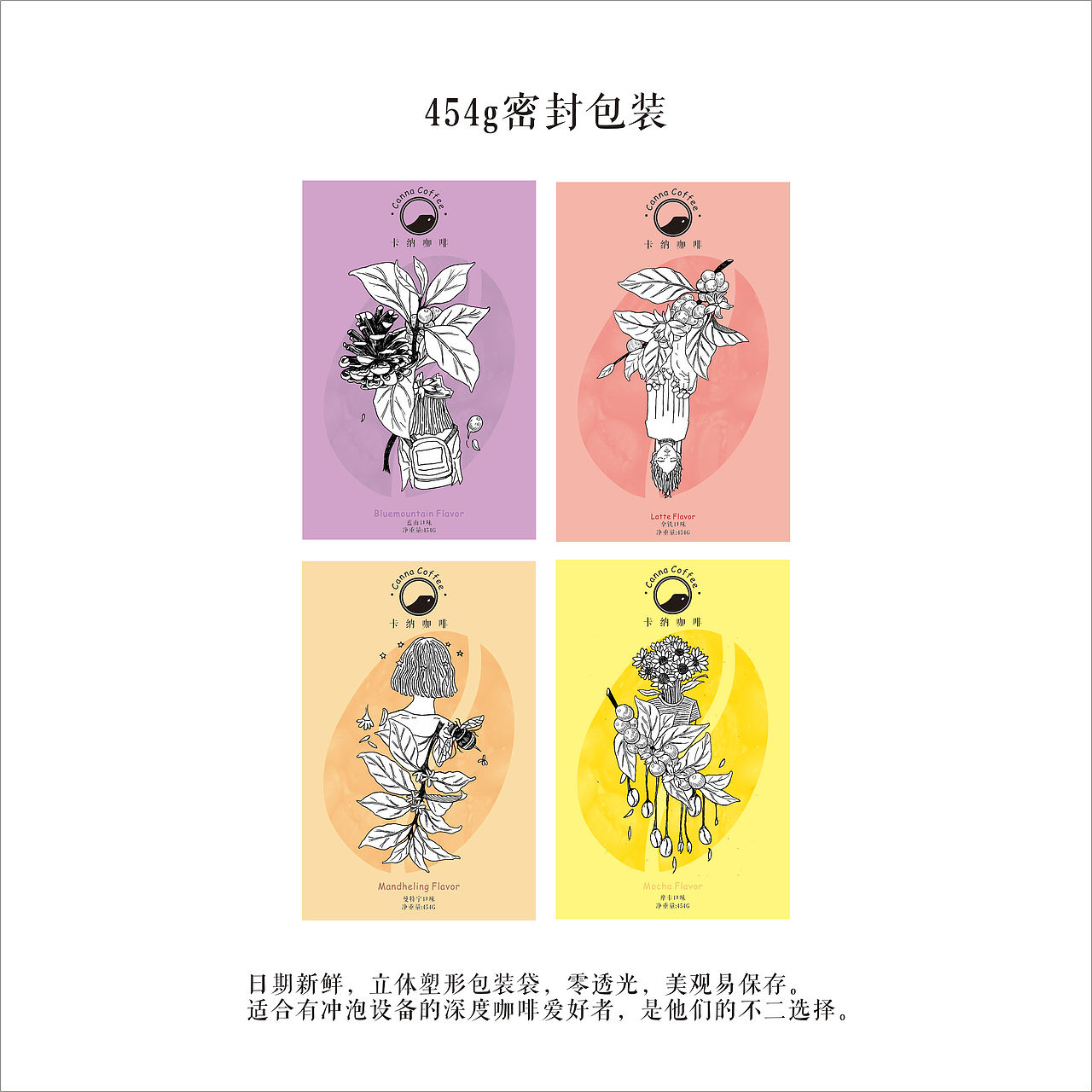卡纳咖啡系列作品 | 平面产品包装毕业设计展（图ZMTI4MjYxOTE2） - 包装 - 站酷设计师梁黄原创素材 - 站酷ZCOOL