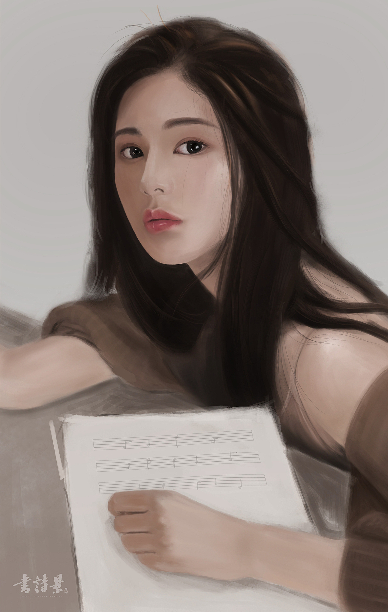 人像（图ZMTY3NDgwMDE2） - 商业插画 - 站酷设计师景景画画原创素材 - 站酷ZCOOL