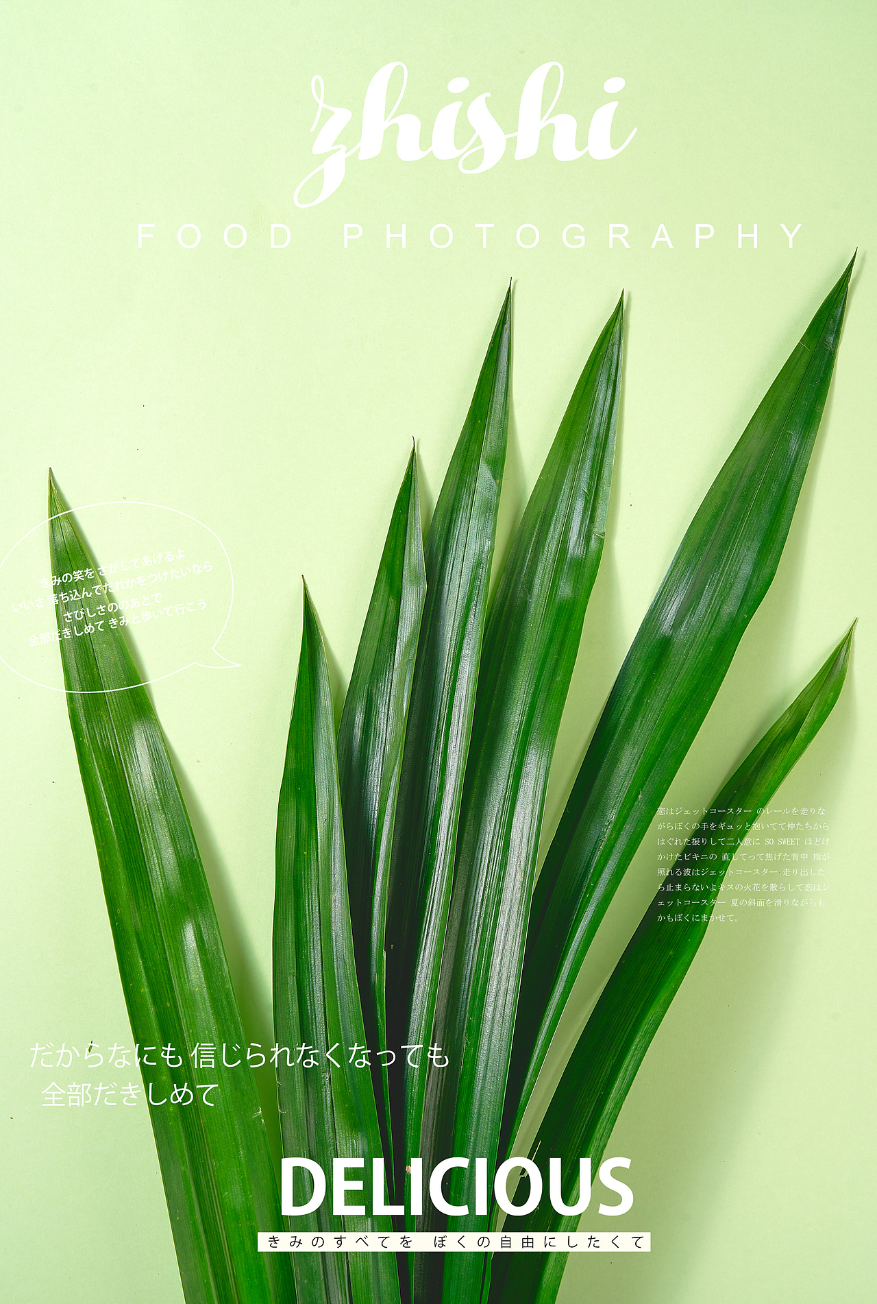 绿色的文案|蔬菜拍摄