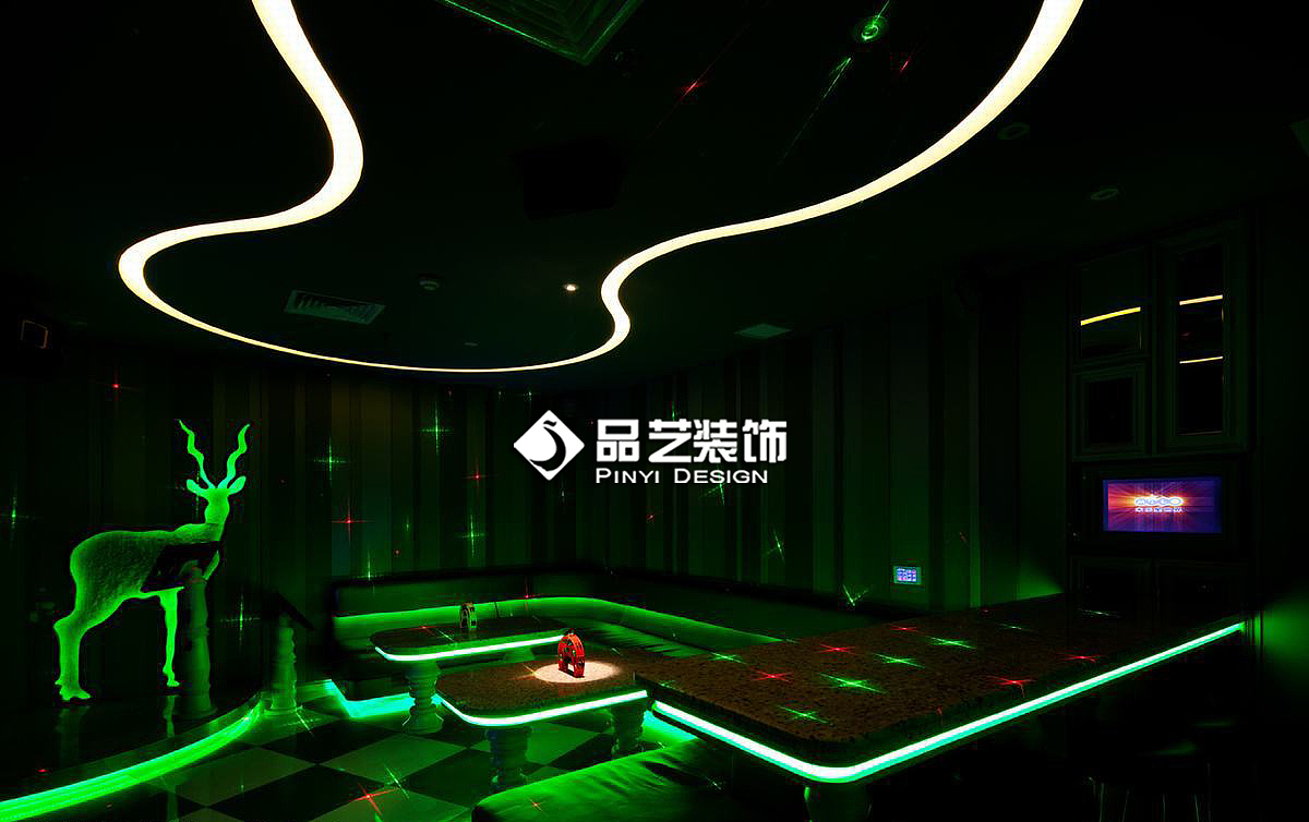 主题量贩式KTV夜总会所装修设计效果图