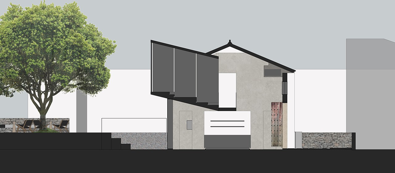 李益中空间设计以“设计解决问题为前提”，对各类综合条件进行了全面分析，产生了我们的设计策略：即旧改不是抹平一切过往，是因地制宜，尊重文脉，多元共生的更新路径，让老建筑为当下所用，使之成为传统建筑的再生之典范。
<br>一方面，建筑更新需加强对光线、温度等的调控，以及对承重结构、围护结构等的设计；另一方面，重新置入功能，对场地进行相应设计，以激发场地的空间潜力，赋予它作为城市更新展厅的新生。