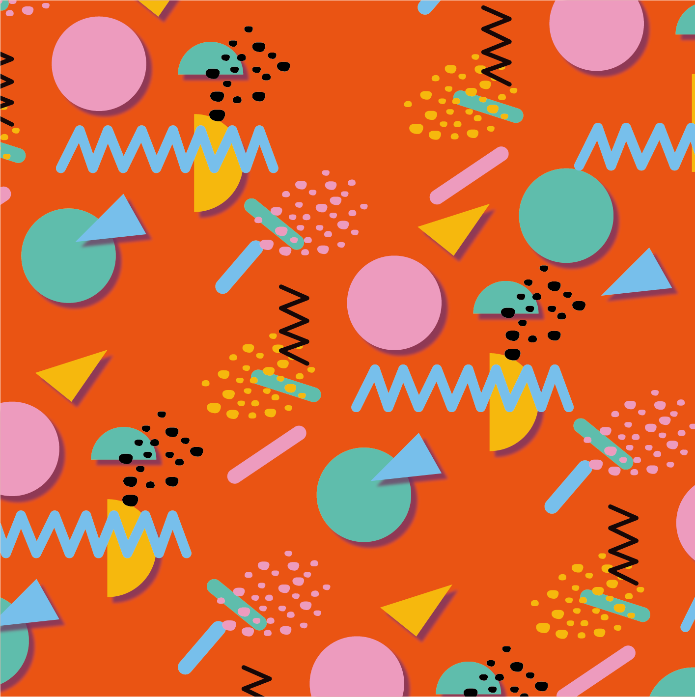 孟菲斯风格图案练习