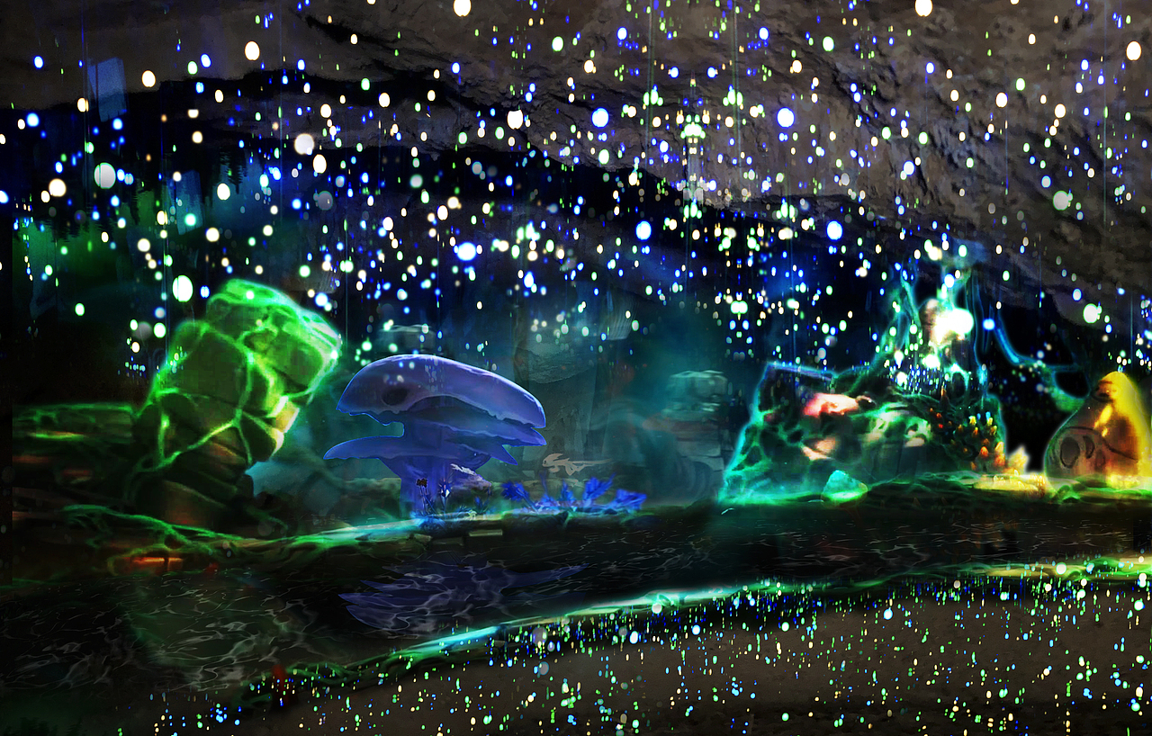 “伏河暗涌（幽梦幻境）”概念设计图