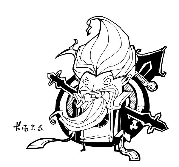 LOL Q版手绘(图ZMTU4NzgzNjQ=) - 新锐潮流插画 - 站酷设计师卡西米尔手绘原创素材 - 站酷ZCOOL