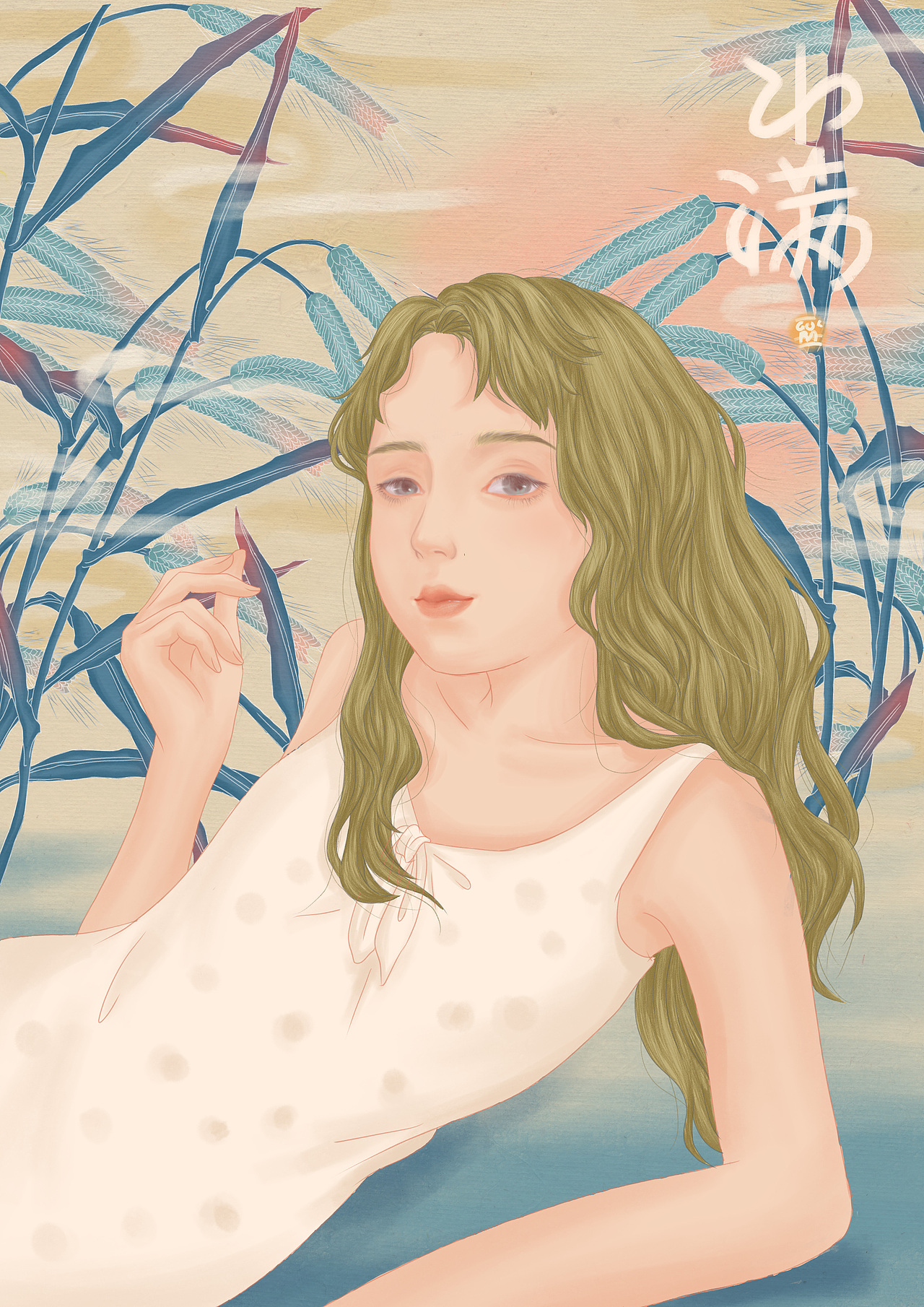 二十四节气插画设计（图ZMTY1ODIyNzY0） - 商业插画 - 站酷设计师柿子辣椒原创素材 - 站酷ZCOOL