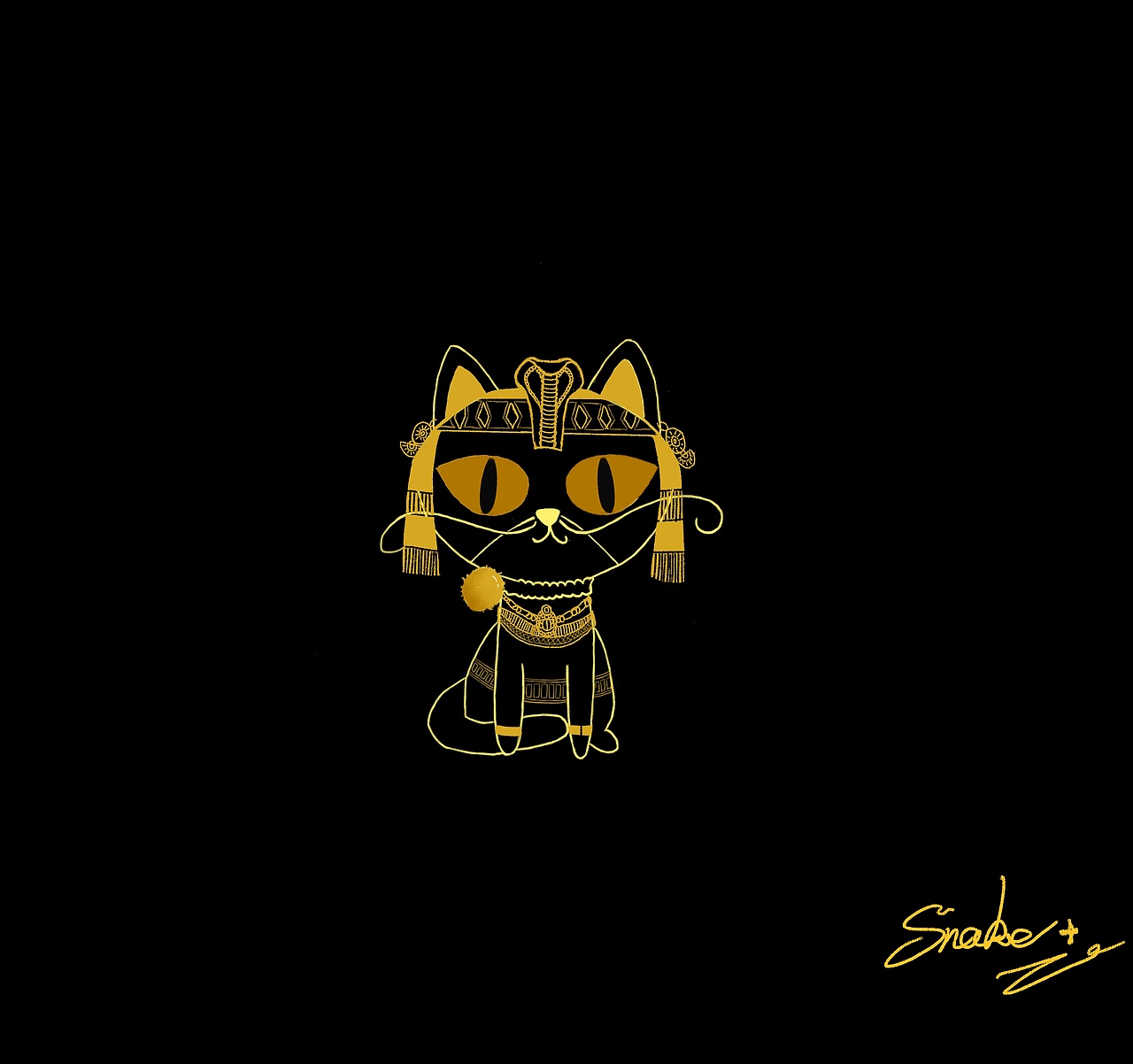 埃及猫系列造型练习稿