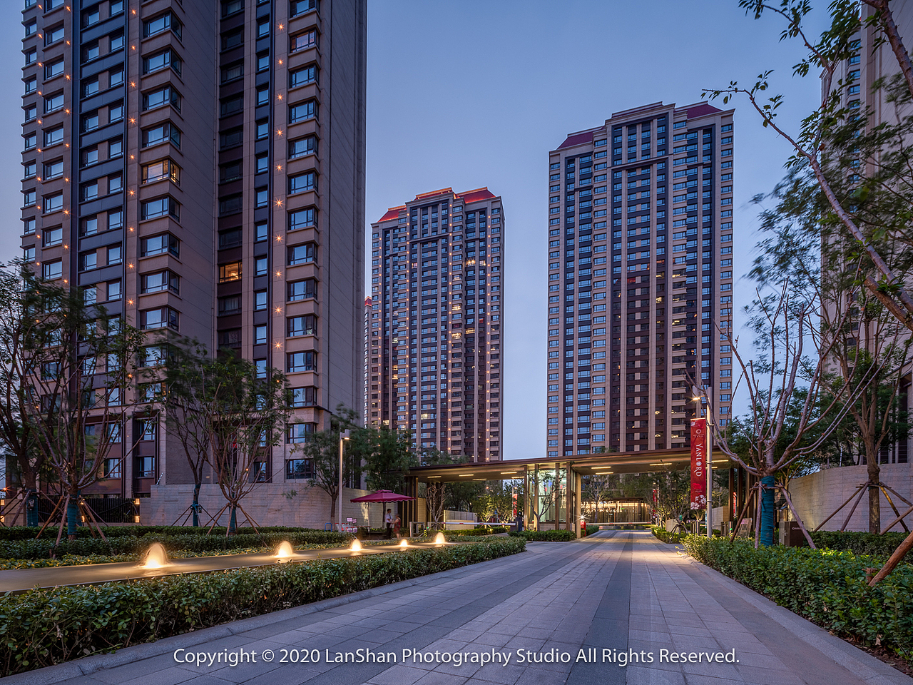 天津仁恒北岸中心（图ZMjE3Njg4MDc2） - 环境/建筑摄影 - 站酷设计师蓝山Studio原创素材 - 站酷ZCOOL