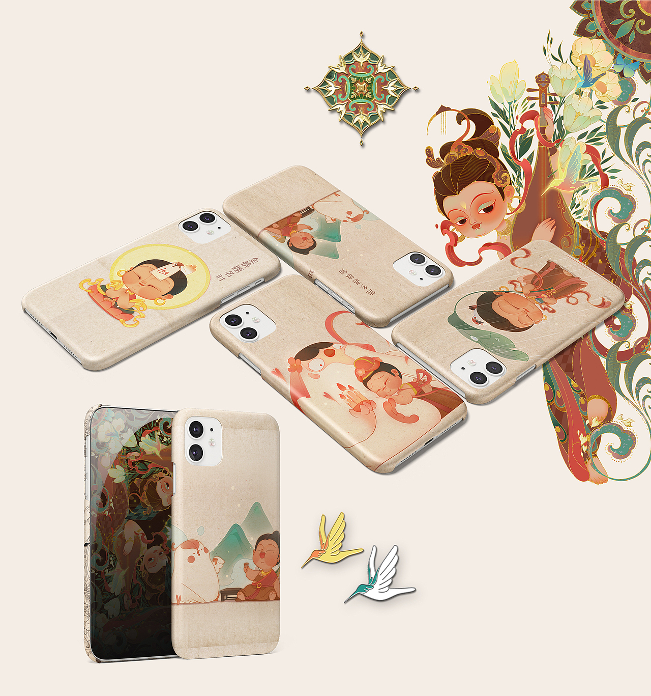 妙音传喜｜你或许知道敦煌有群报喜鸟（图ZMjg4MDA5NDI4） - 品牌 - 站酷设计师野生胖鸟原创素材 - 站酷ZCOOL