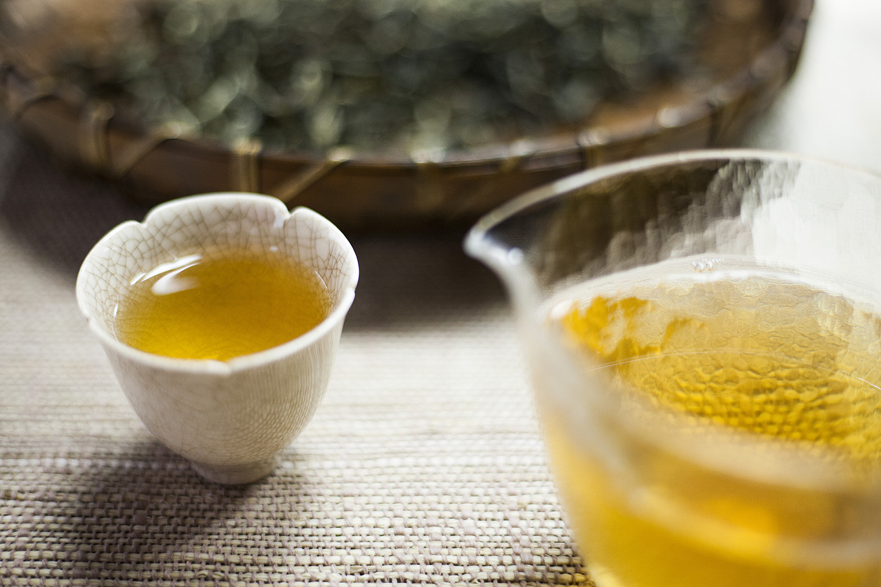 普洱生茶饼拍摄