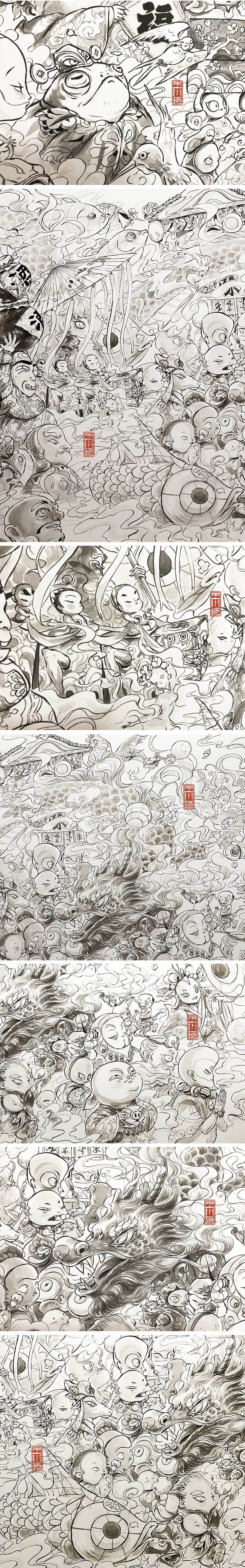 上元灯彩图（图ZMjA0MzY0Mjky） - 创作习作 - 站酷设计师王小玩原创素材 - 站酷ZCOOL