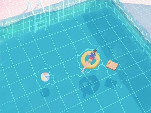 夏日-泳池