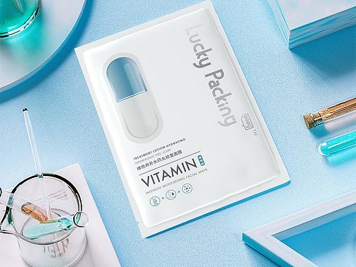 包装设计 | 维他命补水药丸修复面膜