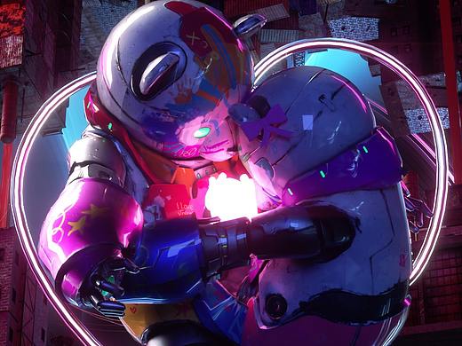 X-LAB 3D ❤️情人节海报❤️ 