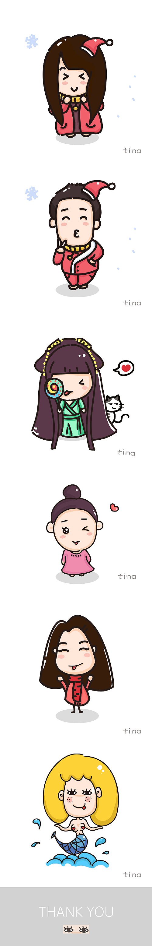 Q版头像更新（图ZNDI4Nzk5MDQ=） - 艺术插画 - 站酷设计师黄小喵fish原创素材 - 站酷ZCOOL