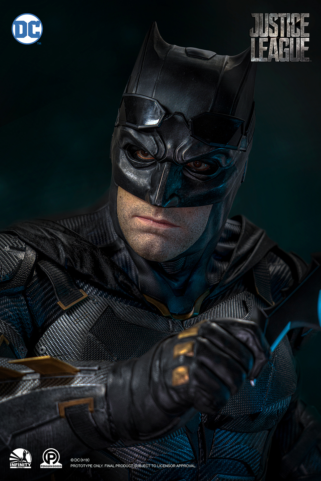 开天dc系列,1/1蝙蝠侠半身像