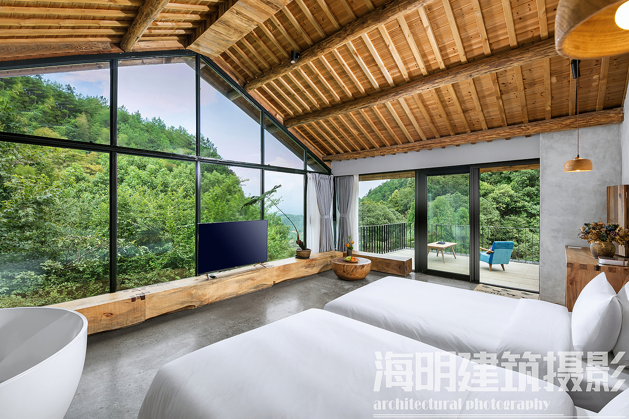 酒店建筑拍摄-浙江金华三十六院溪·诗莉莉文化遗址酒店