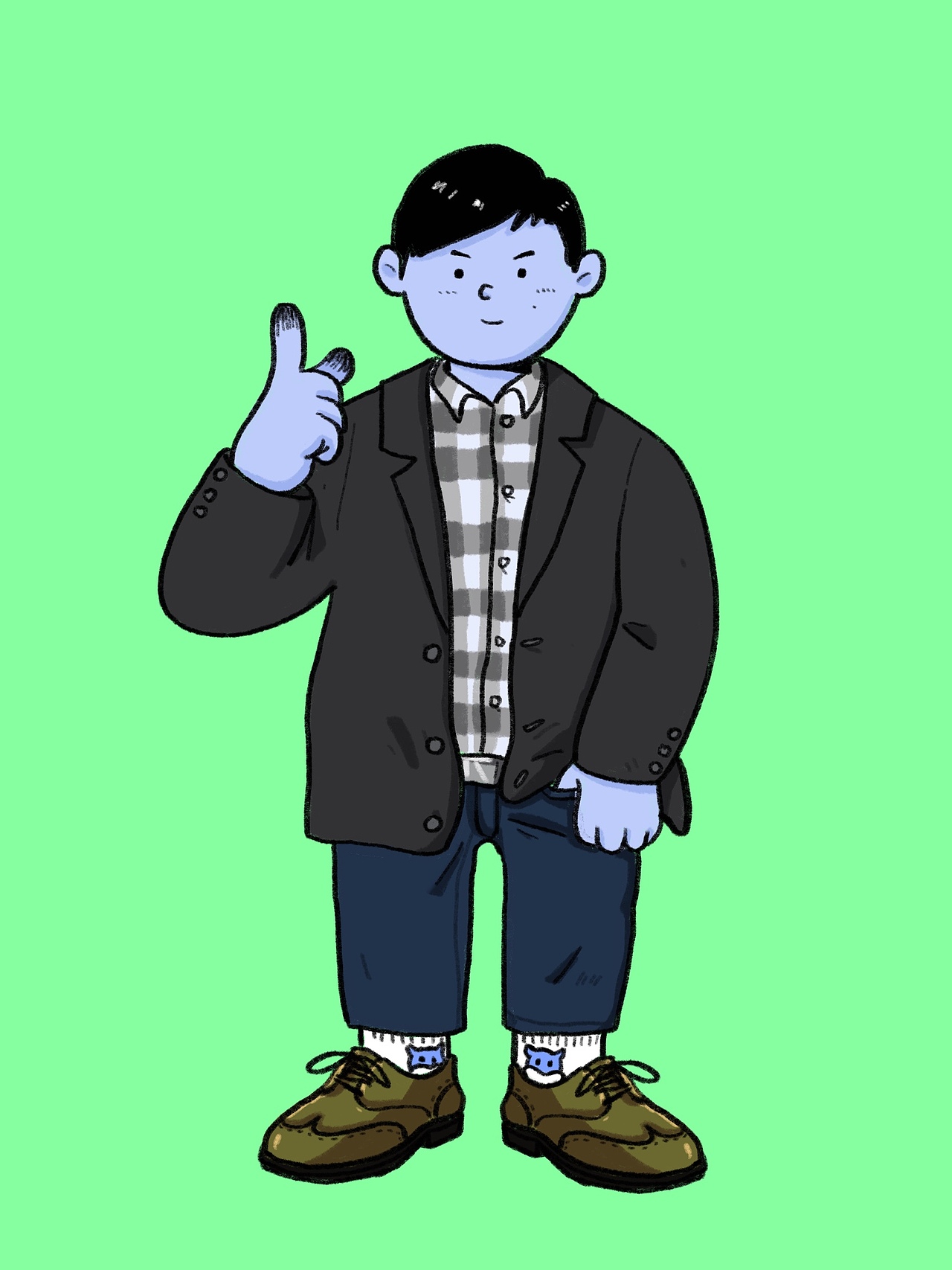 整理一下之前画的一组人物（图ZMTQwNzU4MzYw） - 商业插画 - 站酷设计师一条大咸鱼原创素材 - 站酷ZCOOL