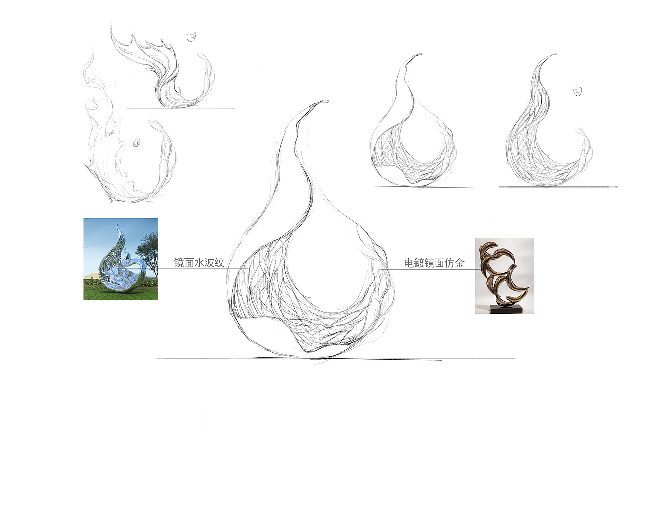 雕塑设计手稿分享《鱼水之恋》(图ZMjc4Nzc0Mjcy) - 景观设计 - 站酷设计师顺哥帅气原创素材 - 站酷ZCOOL