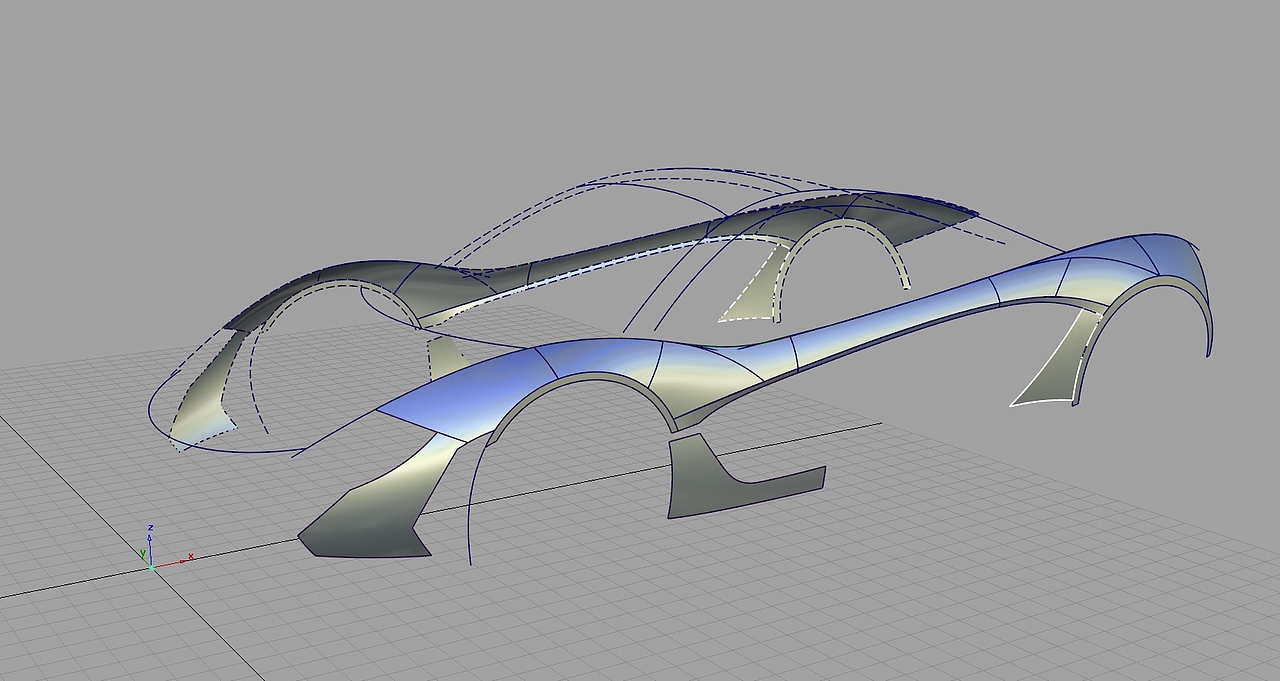 McLaren P1 Alias 建模教程（图ZOTM3OTY0ODg=） - 交通工具 - 站酷设计师Adleyou原创素材 - 站酷ZCOOL