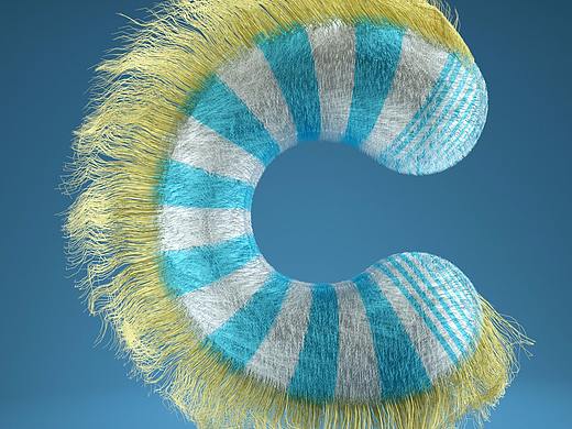 练习-黄蓝色系-(建模+渲染)